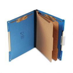 Gussco Manufacturing Pressboard Hanging Expanding Classification Folders, Letter Size, Cobalt Blue