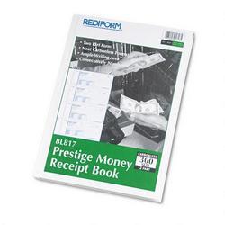 Rediform Office Products Prestige™ Money Receipt Books, Duplicate Carbonless, Hardcover, 300 Sets/Black
