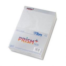 Tops Business Forms Prism+ Perforated Quadrille Pad, Gray, 5 Sq./Inch, 50 Sheets/Pad, 12 Pads/Pack