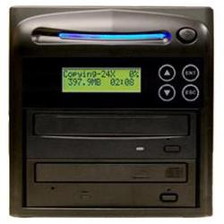 Produplicator 1 Burner 20X DVD CD Duplicator Machine (Standalone Audio Video Copy Tower, Disc Duplication Device)
