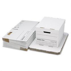 Fellowes QUICK/STOR™ Storage File, Letter/Legal, 12wx10 1/4hx15 1/4d, White, 12/Ct