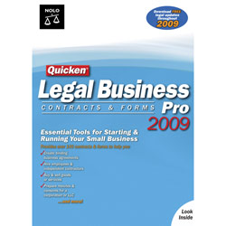 Nolo Press Quicken Legal Business Pro 2009