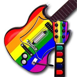 WraptorSkinz Rainbow Stripes TM Skin fits All PS2 SG Guitars Controllers (GUITAR NOT INCLUDED)s