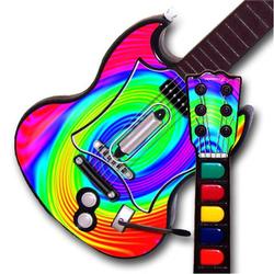 WraptorSkinz Rainbow Swirl TM Skin fits All PS2 SG Guitars Controllers (GUITAR NOT INCLUDED)s