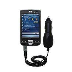 Gomadic Rapid Car / Auto Charger for the HP iPaq 214 - Brand w/ TipExchange Technology