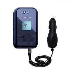 Gomadic Rapid Car / Auto Charger for the Kyocera E2000 - Brand w/ TipExchange Technology
