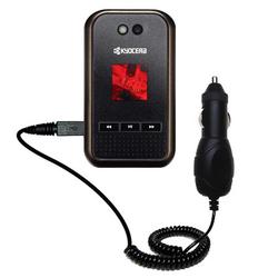 Gomadic Rapid Car / Auto Charger for the Kyocera Tempo - Brand w/ TipExchange Technology