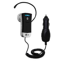 Gomadic Rapid Car / Auto Charger for the LG HBM-750 - Brand w/ TipExchange Technology