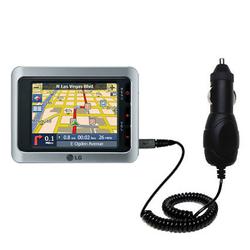 Gomadic Rapid Car / Auto Charger for the LG LN730 - Brand w/ TipExchange Technology