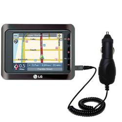 Gomadic Rapid Car / Auto Charger for the LG LN735 - Brand w/ TipExchange Technology