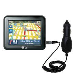 Gomadic Rapid Car / Auto Charger for the LG LN835 - Brand w/ TipExchange Technology