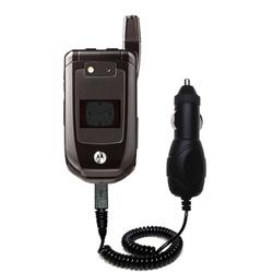 Gomadic Rapid Car / Auto Charger for the Motorola i876 - Brand w/ TipExchange Technology