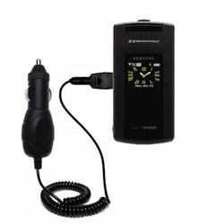 Gomadic Rapid Car / Auto Charger for the Samsung Flipshot - Brand w/ TipExchange Technology