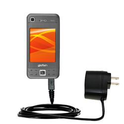 Gomadic Rapid Wall / AC Charger for the ETEN M800 - Brand w/ TipExchange Technology