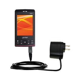 Gomadic Rapid Wall / AC Charger for the ETEN X600 - Brand w/ TipExchange Technology