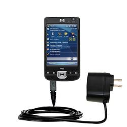 Gomadic Rapid Wall / AC Charger for the HP iPaq 214 - Brand w/ TipExchange Technology
