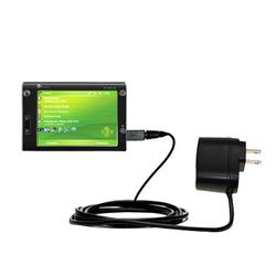 Gomadic Rapid Wall / AC Charger for the HTC Advantage - Brand w/ TipExchange Technology