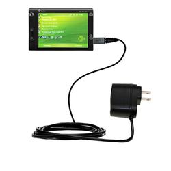Gomadic Rapid Wall / AC Charger for the HTC X7500 - Brand w/ TipExchange Technology