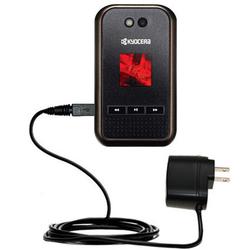 Gomadic Rapid Wall / AC Charger for the Kyocera Tempo - Brand w/ TipExchange Technology