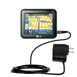 Gomadic Rapid Wall / AC Charger for the LG LN845 - Brand w/ TipExchange Technology