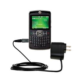 Gomadic Rapid Wall / AC Charger for the Motorola MOTO Q 9c - Brand w/ TipExchange Technology