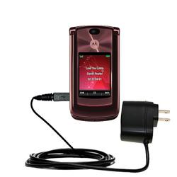 Gomadic Rapid Wall / AC Charger for the Motorola MOTORAZR2 V9 - Brand w/ TipExchange Technology