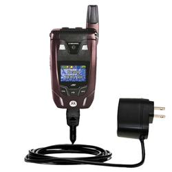 Gomadic Rapid Wall / AC Charger for the Motorola i880 - Brand w/ TipExchange Technology