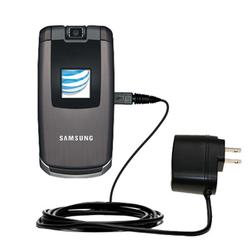 Gomadic Rapid Wall / AC Charger for the Samsung SLM SGH-A747 - Brand w/ TipExchange Technology
