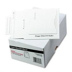 Quality Park Recycled Disk/CD Mailers with Foam Lining, 5 x 5, 25/Box