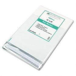 Quality Park Recycled Jumbo Plain White Poly Mailers, Redi Strip™ Closure, 14 x 19, 100/Pack