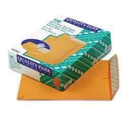 Quality Park Redi Strip™ Catalog Envelopes, Kraft, 9 x 12, 100/Box