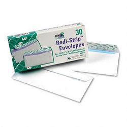 Quality Park Redi Strip™ Envelopes, White, #10, 4 1/8 x 9 1/2, 30/Box