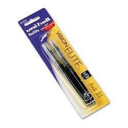 Faber Castell/Sanford Ink Company Refill for uni ball® Vision Elite Roller Ball Pens, Bold, Black Ink, 2/Pack