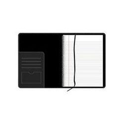 Mead Products Refillable Business Notebook Cover, Business Card/Pen Holder, Black, 11x8 1/2