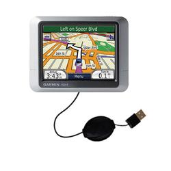 Gomadic Retractable USB Cable for the Garmin Nuvi 270 with Power Hot Sync and Charge capabilities - Gomadic