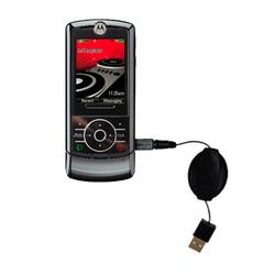 Gomadic Retractable USB Cable for the Motorola ROKR Z6M with Power Hot Sync and Charge capabilities - Gomadi