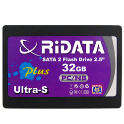 RITEK RiDATA 32GB Ultra-S Plus MLC Series of Solid State Drives