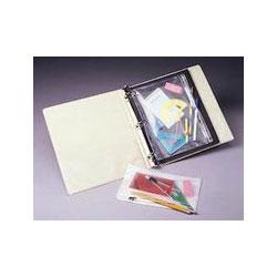 Esselte Pendaflex Corp. Ring Binder See Through Pocket with Zipper, 5 Hole Punched, 9 1/2 x 6