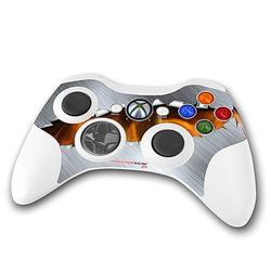WraptorSkinz Ripped Metal Fire Skin by TM fits XBOX 360 Wireless Controller (CONTROLLER NOT INCLUDED