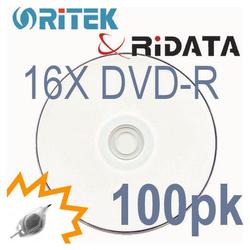 Bastens Ritek RiData 16X DVD-R white inkjet printable to hub