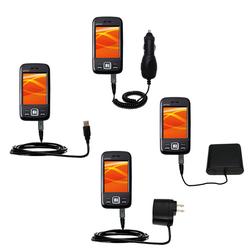 Gomadic Road Warrior Kit for the ETEN M750 includes a Car & Wall Charger AND USB cable AND Battery Extender