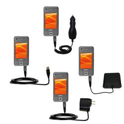 Gomadic Road Warrior Kit for the ETEN M800 includes a Car & Wall Charger AND USB cable AND Battery Extender