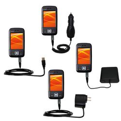 Gomadic Road Warrior Kit for the ETEN M810 includes a Car & Wall Charger AND USB cable AND Battery Extender
