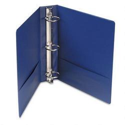 Universal Office Products Round Ring Binder, Suede Finish Vinyl, 2 Capacity, Royal Blue