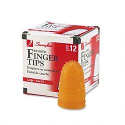 Swingline/Acco Brands Inc. Rubber Finger Pads, 3/4 Open End Inside Diameter, Size 13, Dozen