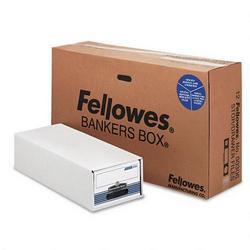 Fellowes STOR/DRAWER® STEEL PLUS™ File, 5x8 Card Size,9 1/4x5 5/8x23 1/2, White, 12/Ctn