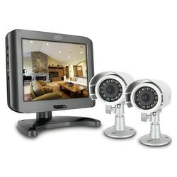 SVAT CLEARVU6 Compact Video Security System - 2 x Camera, Monitor - 8 LCD (CLEARVU6)