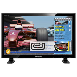 SAMSUNG INFORMATION SYSTEMS Samsung 400CX 40 Widescreen Professional LCD HDTV Monitor - 3000:1, 8ms, 1366 x 768, Built-in Tuner - Glossy Black