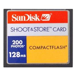 SanDisk 128MB Shoot & Store CompactFlash Card - 128 MB