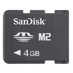 SanDisk Corporation SanDisk 4GB Memory Stick Micro (M2) (SDMSM2-004G-A11M)
